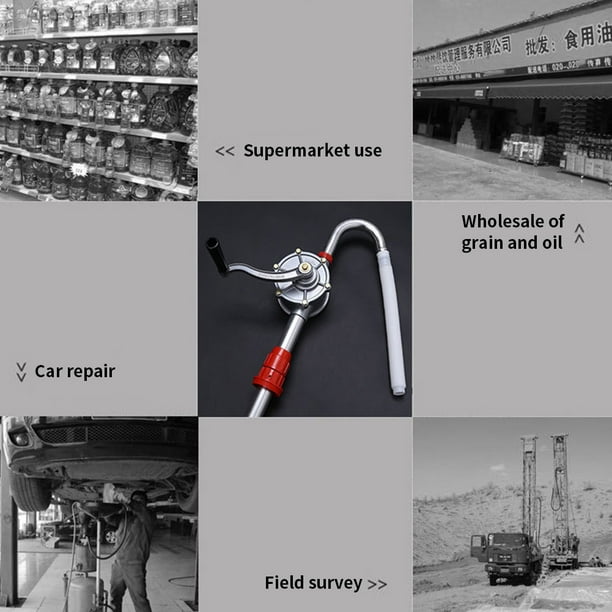 OERTUFU Drum Pumps Aluminum Alloy Wearproof Kerosene Heavy Duty Fuel Oil Gas Tool tary Manual Multifunction Industrial Garage sy Use Hand Crank OERTUFU Drum Pumps Aluminum Alloy Wearproof Kerosene Heavy Duty Fuel Oil Gas Tool tary Manual Multifunction Industrial Garage sy Use Hand Crank